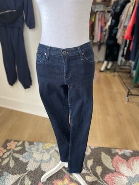 Ag Adriano Goldschmied Dark Indigo Straight Leg Jeans